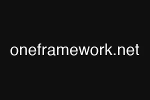 oneframework.net