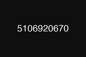 5106920670